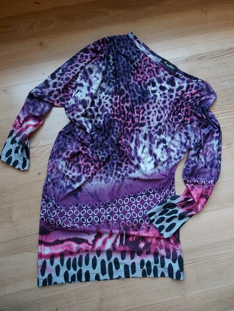 Asymetrické tričko, tunika, s