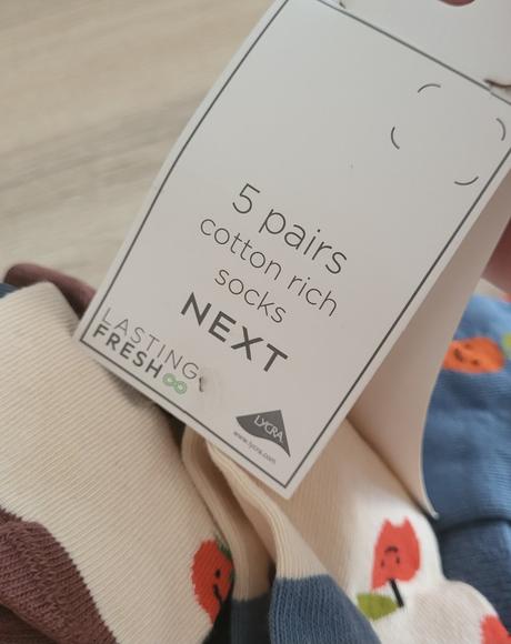 4x ponožky next 23-26 na 6 až 8,5 roka, next,23 / 24 / 25 / 26