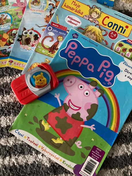 Medvídek pú, peppa pig, moje kamarátka conni, 