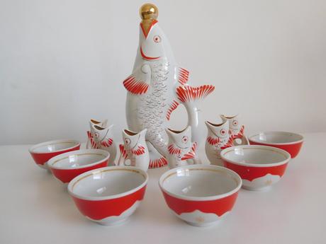 Ryba + 6x rybky menšie + mištička na cukríky 6 x, 