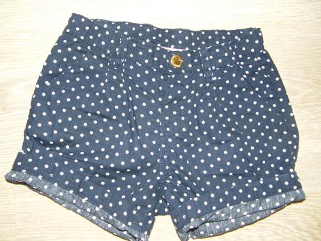 Šortky - výborný stav 110/116, h&m,110