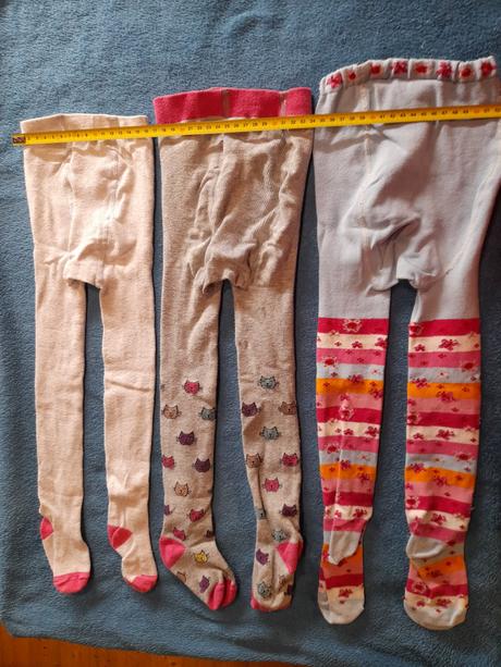 Pančušky 3 ks -predaj spolu, 98