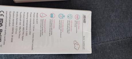 Detská sonická zubná kefka, 