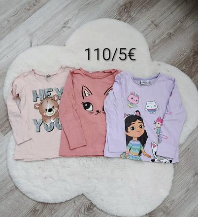 Tricka dlhe, h&m,110