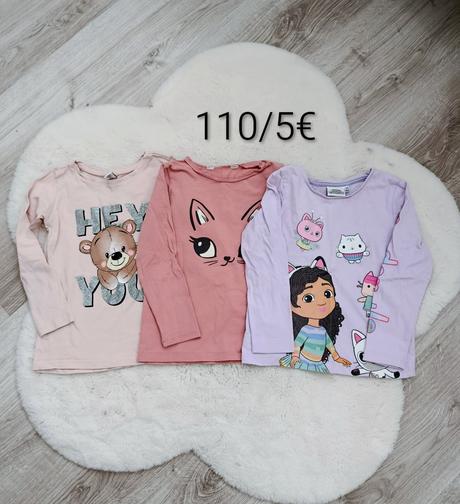 Tricka dlhe, h&m,110