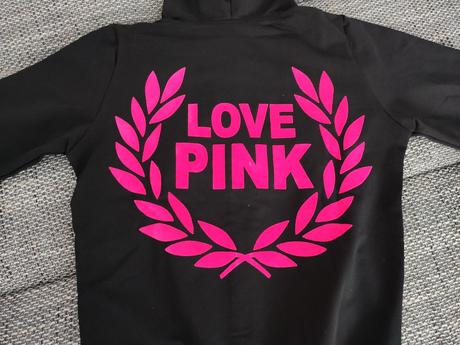 Uzasna teplak.suprava s love pink, s