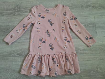 Mikinové šaty mačičky, sinsay,122