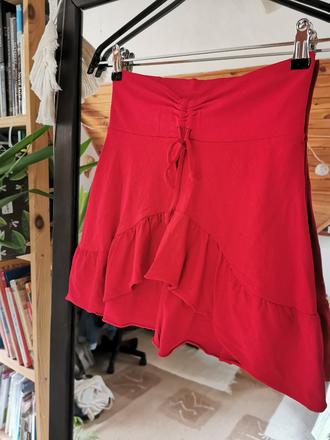 Žiarivá mini sukna, s