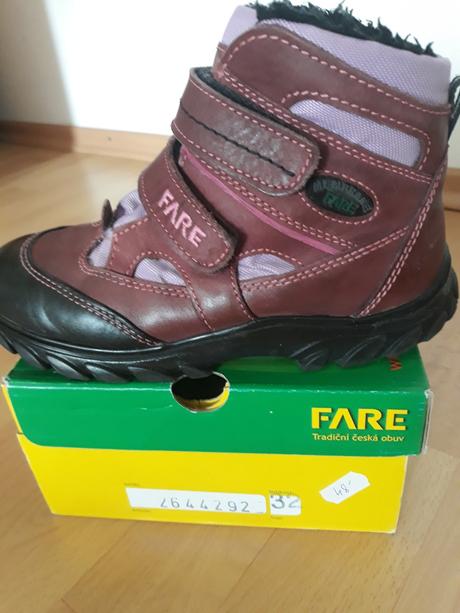 Zimné topánky s membránou, fare,32