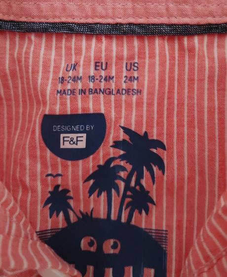 Letná košeľa, f&f,92