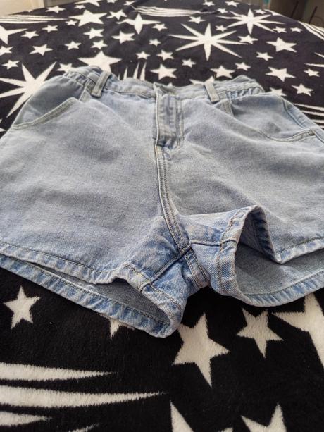 Riflové šortky, denim,xs