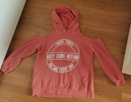 Oversize mikina s odhalenými ramenami, select,l