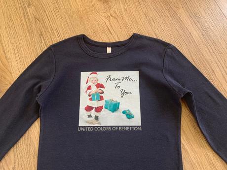 Vianočné tričko, benetton,134