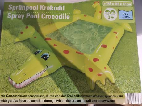 Bazén krokodíl s fontánkou, 
