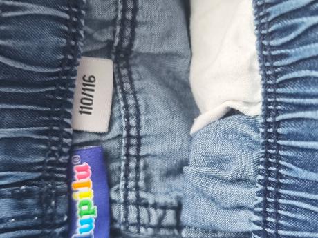 Tenké riflové nohavice 110/116, lupilu,110