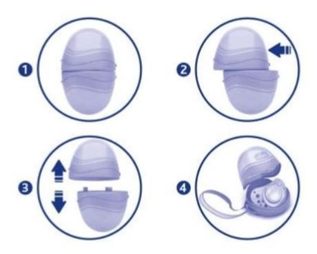 Chicco púzdro na 2 cumlíky, ružové, chicco