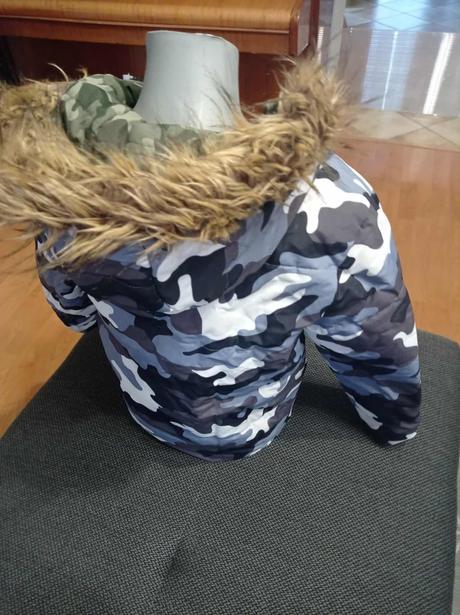 Obojstranna bunda, h&m,122