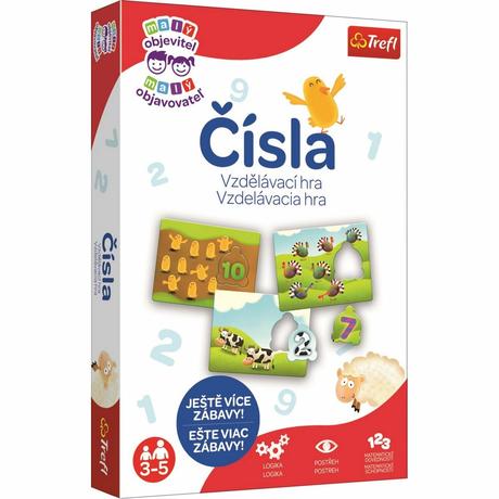 Trefl vzdelávacia hra malý objaviteľ čísla,
