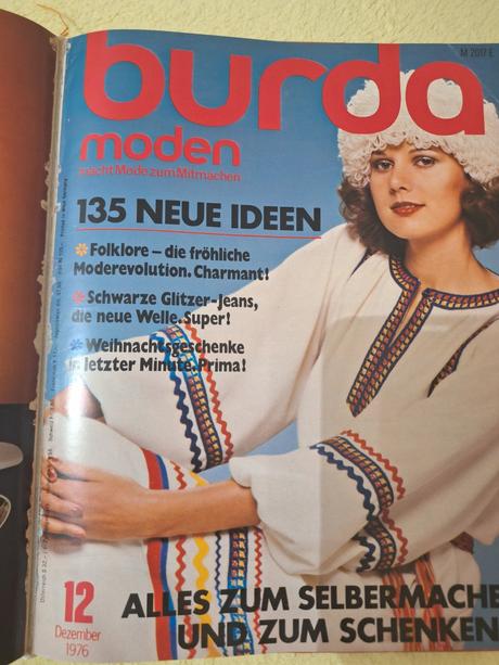 Zväzok retro burdy 1976 (2. polrok, čísla 7-12), 