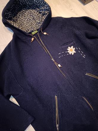 Prechodná bunda/sveter veľ. 50 modrá, 50