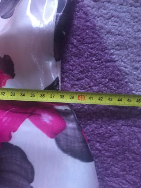 Spolocenske saty cyklamen kvety, 40