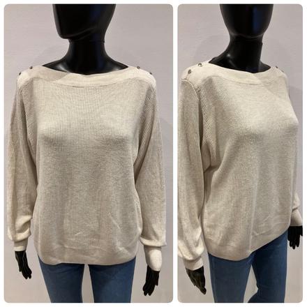 Dámsky sveter so zlatými gombíkmi (m), reserved,m