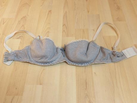 Čierno biela podprsenka, h&m,s