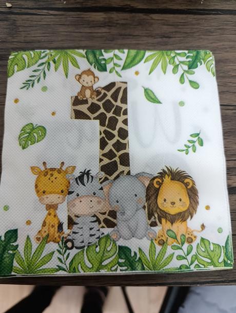 Narodeninová výzdoba safari 1 rok safari,