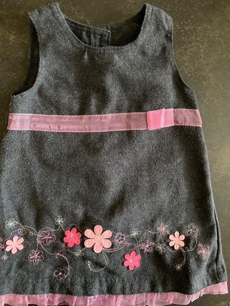 Šaty tmavošedé 86, 86