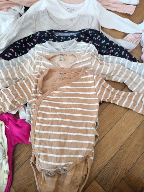 Obrovský dievčenský balík veľkosť 68, 68–80