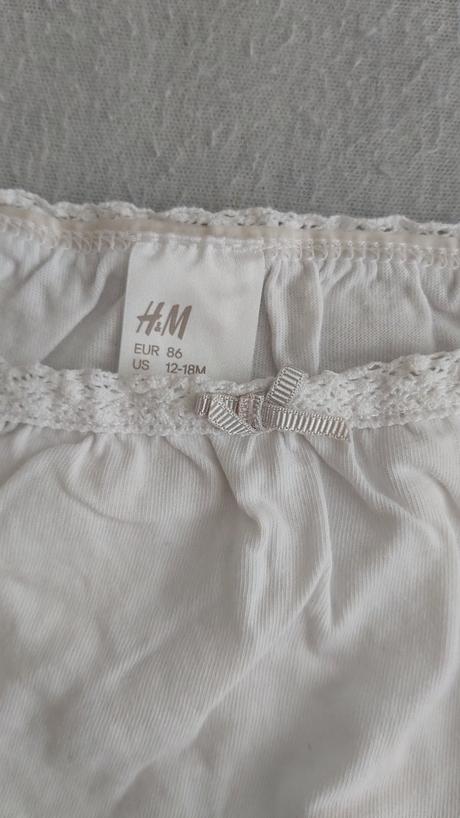 Bodytielko biele h&m 86, h&m,86