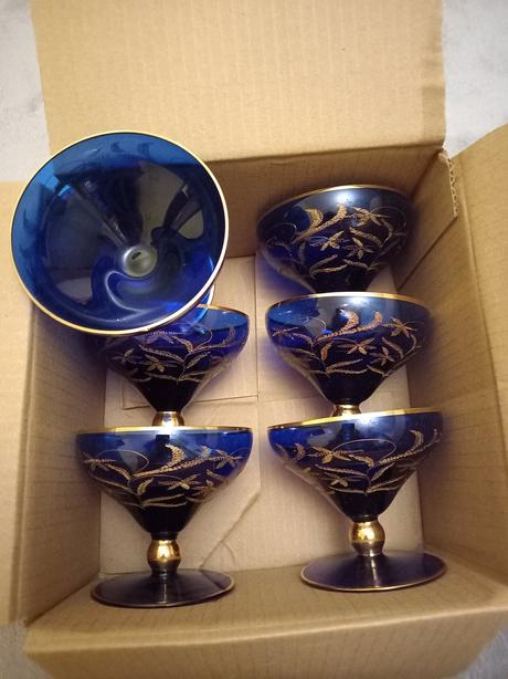 Retro poháre na víno, 