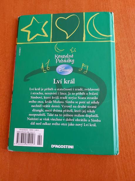 Detská kniha lví král, 
