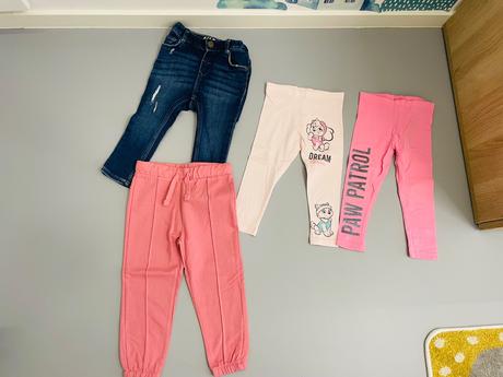 Leginy, rifle, teplaky, h&m,92