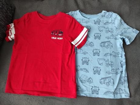 Tričká 2 ks, c&a,128