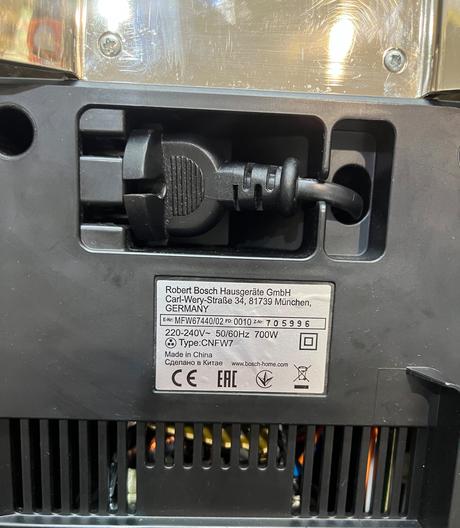 Mlynček na mäso bosch mfw67440 propower, bosch