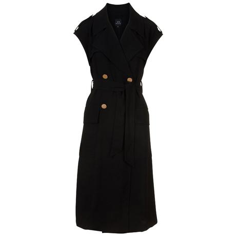 Armani exchange trenchcoat plášť bez rukávov, armani,36 / 38 / m / s