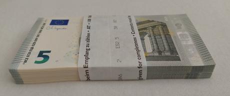 5 euro bankovky 2013 unc balíček, 