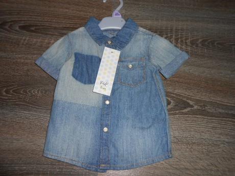 F&f čisto nová riflova košela č. 68 aj ako dar, f&f,68