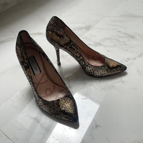Lucy choi london luxusné lodičky s hadím vzorom, 38