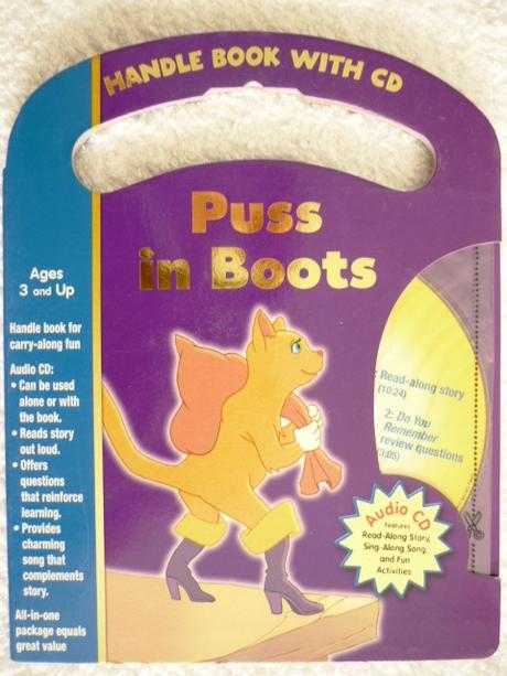 Anglická kniha s cd puss in boots,