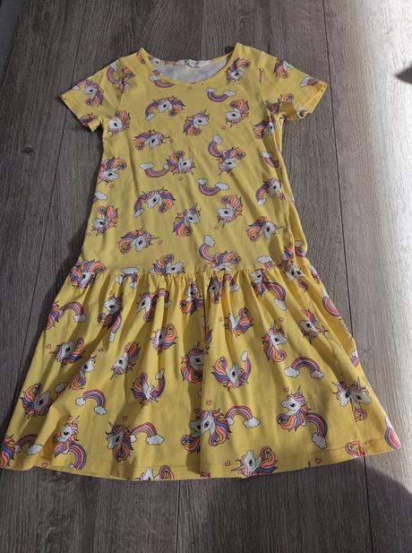 Bavlnené šaty, h&m,140