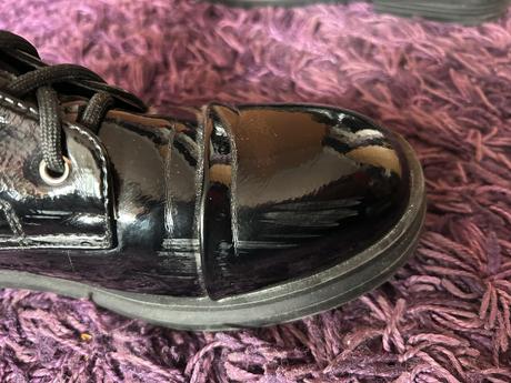 Lakované vysoké topánky  č. 41, 41