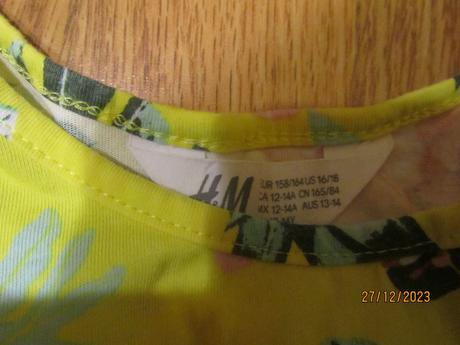 Letné šaty 158/164, h&m,158