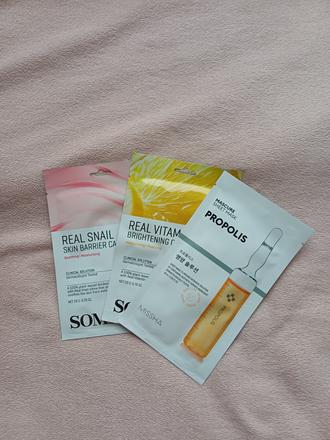 3ks kórejské pleťové masky, 