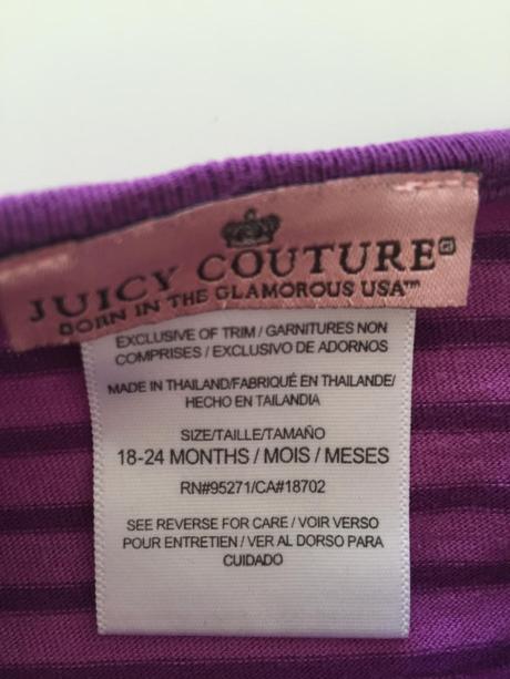 Pruzkove tricko zn. juicy couture, 92