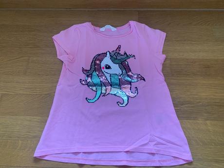 Tričko s jednorožcom h&m, h&m,122