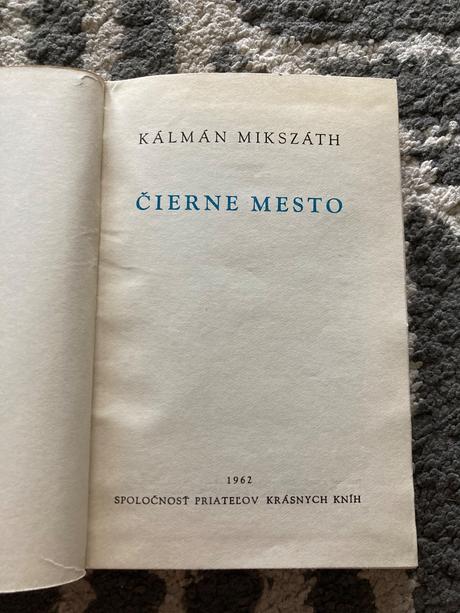 Čierne mesto - kálmán mikszáth (1962), 
