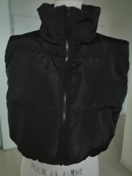 Vesta damska presivana cierna shein vel. l, l