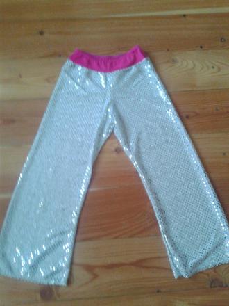 Trblietkave nohavice - 7 eur,